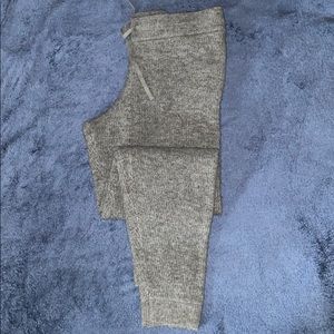 Women Grey Sweaterpants With Pockets